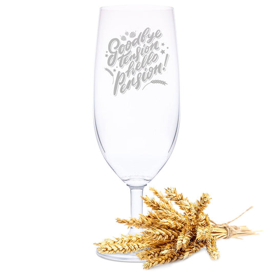 Leonardo Bierglas mit Gravur "Goodbye Tension"