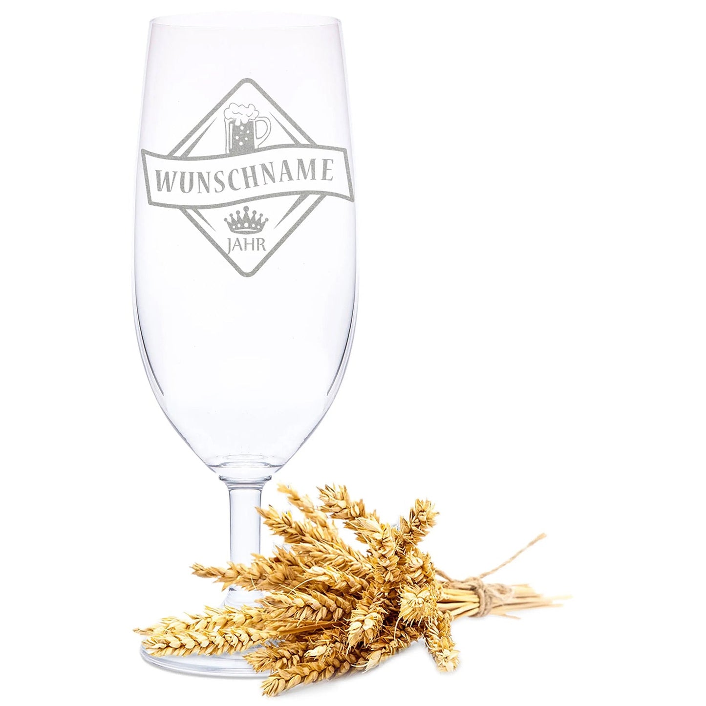 Leonardo Bierglas mit Gravur "Bierkenner + Wunschname"