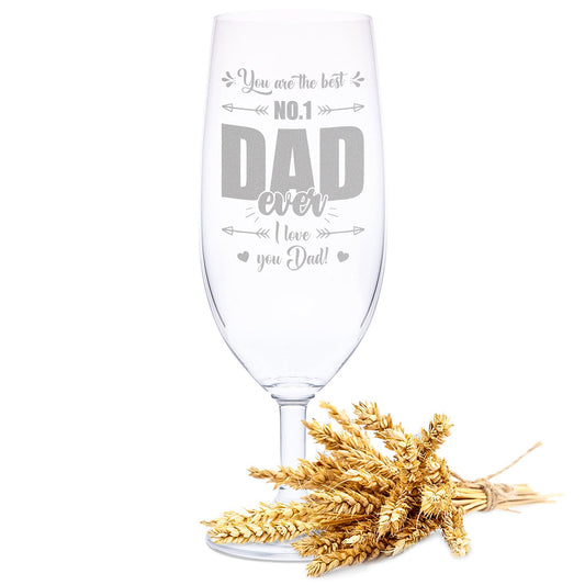 Leonardo Bierglas mit Gravur "No. 1 Dad"