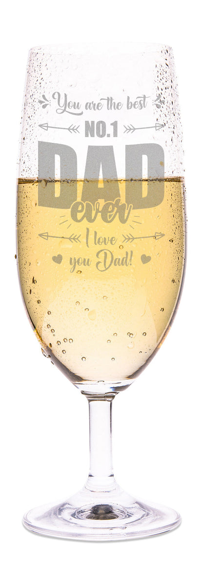 Leonardo Bierglas mit Gravur "No. 1 Dad"