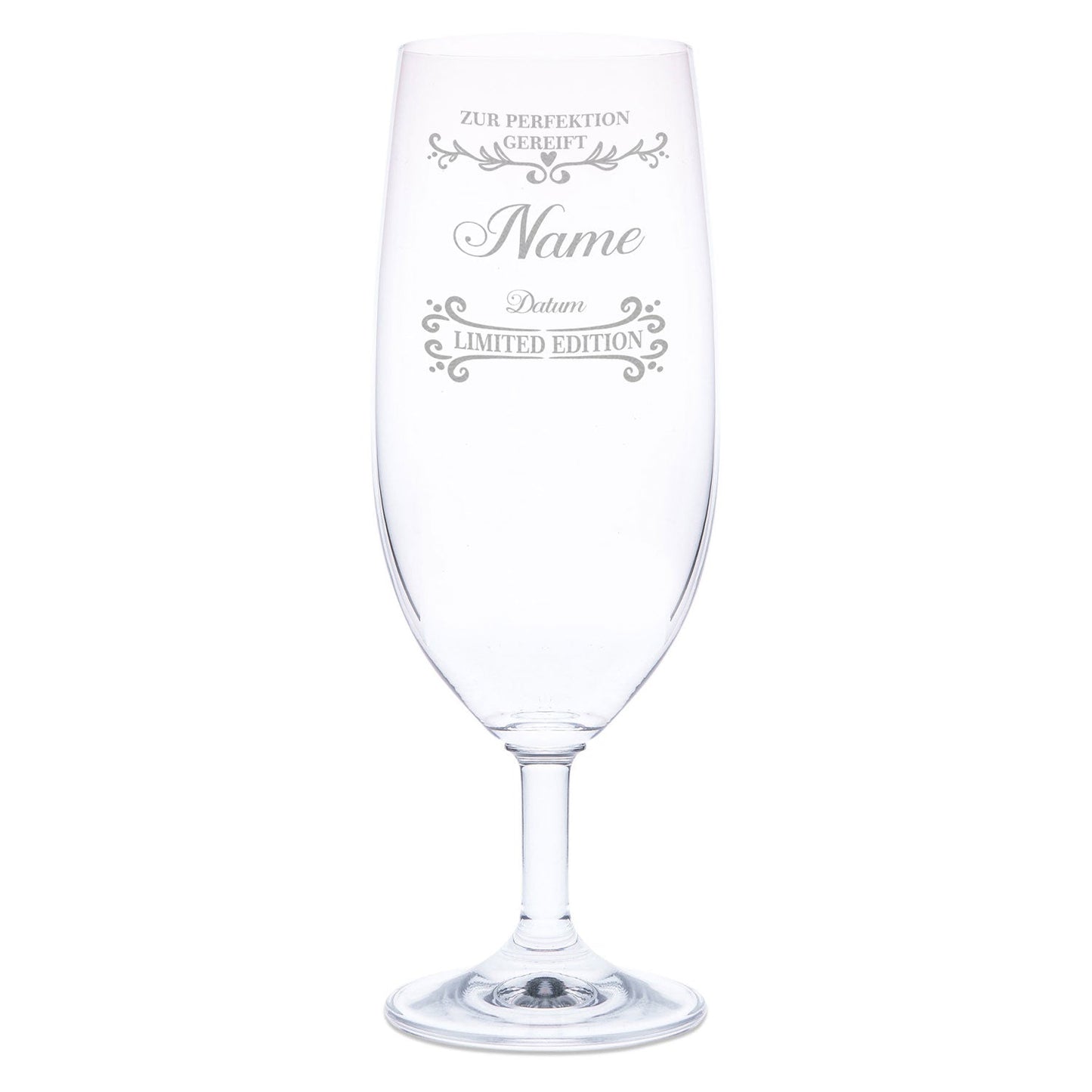 Leonardo Bierglas mit Gravur "Zur Perfektion gereift"