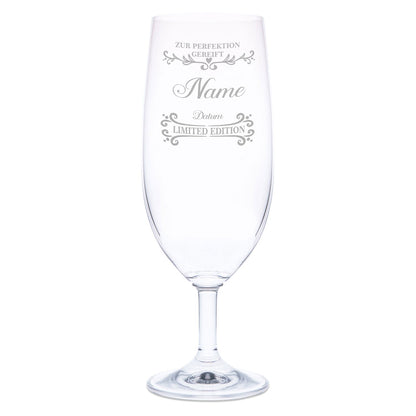 Leonardo Bierglas mit Gravur "Zur Perfektion gereift"