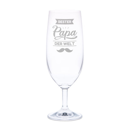 Leonardo Bierglas mit Gravur "Bester Papa der Welt V2"