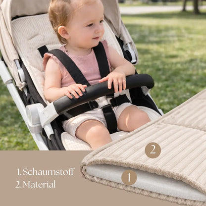 Sitzauflage Cord – beidseitig & universal