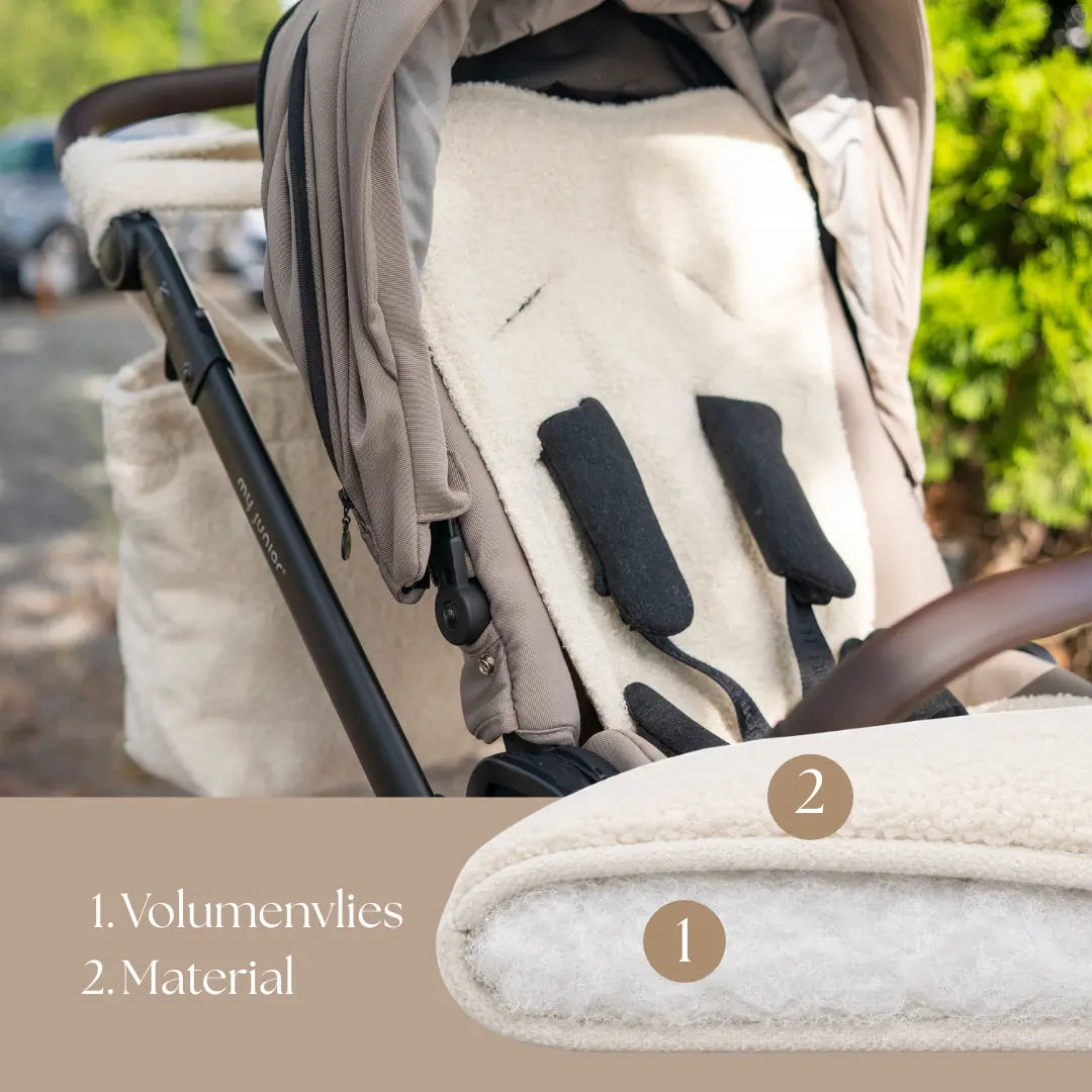 Sitzauflage Bouclé – beidseitig & universal