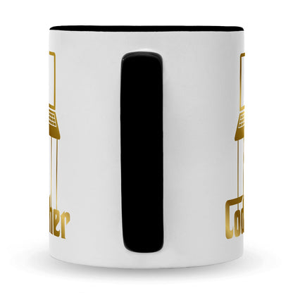 Bedruckte Tasse mit Spruch - The Codefather