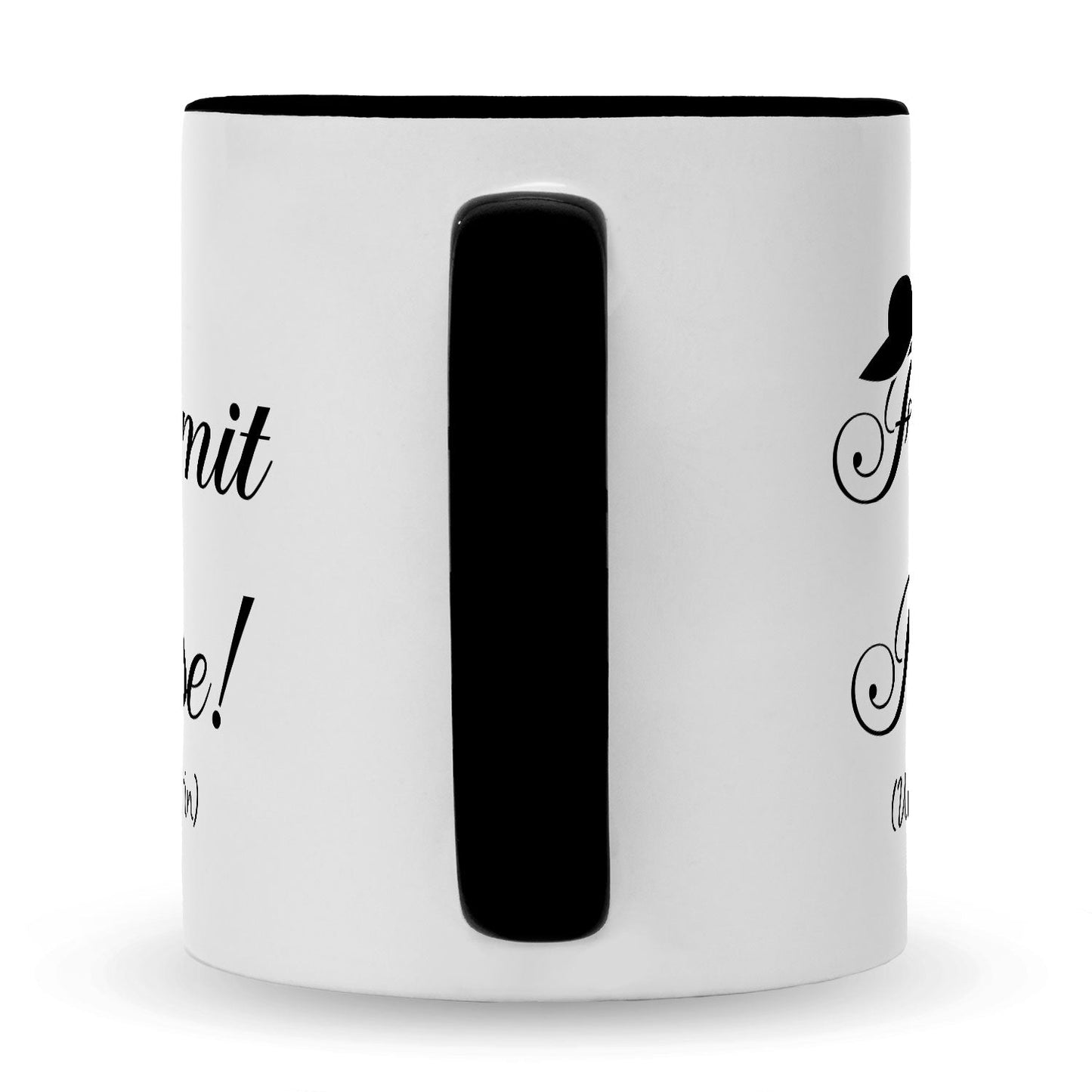 Bedruckte Tasse mit Spruch Frau mit Klasse