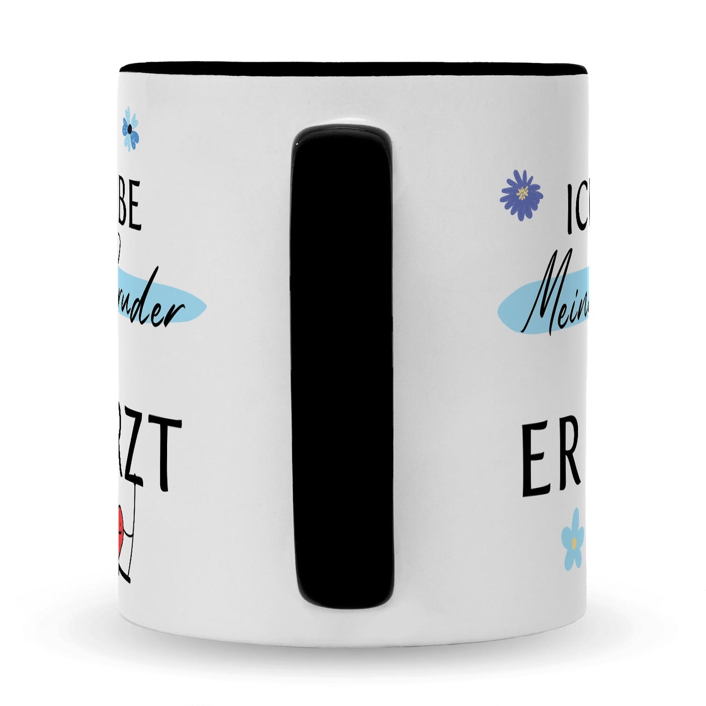 Bedruckte Tasse mit Spruch Ich liebe meinen Bruder obwohl er furzt