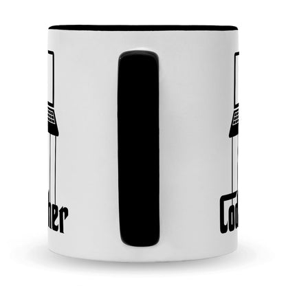 Bedruckte Tasse mit Spruch - The Codefather