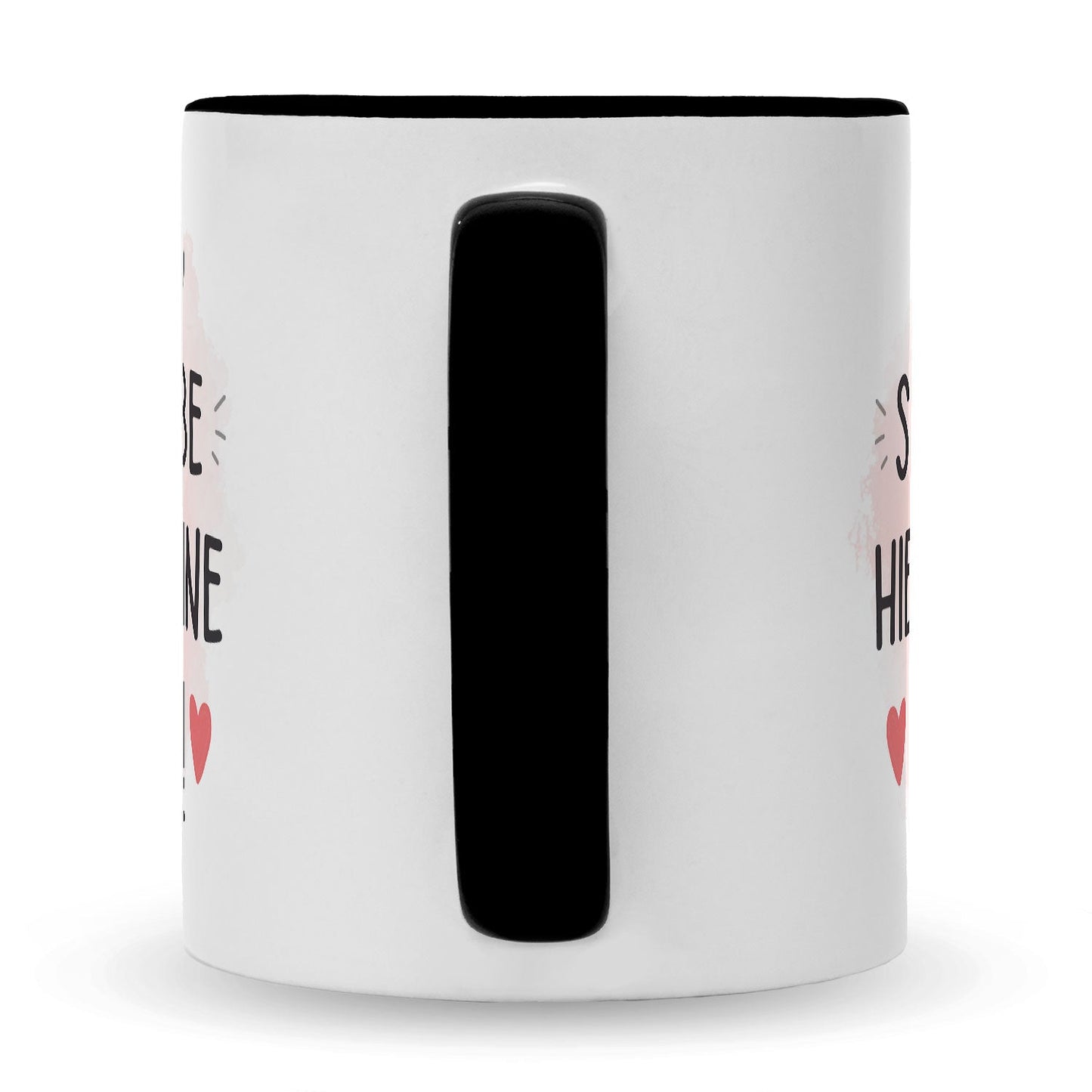 Bedruckte Tasse mit Spruch Wird scheiße ohne dich