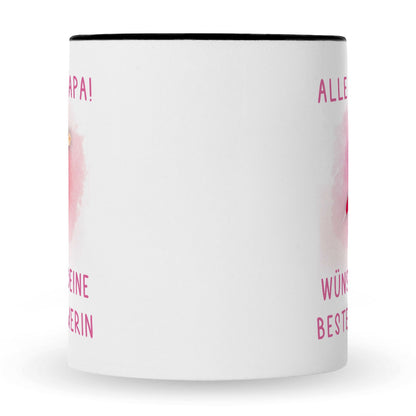 Bedruckte Tasse mit Spruch Bester Schwimmer