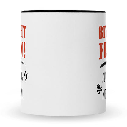 Bedruckte Tasse mit Spruch Bitte nicht Flirten!