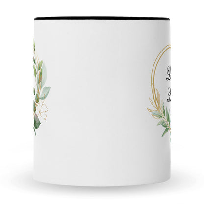 Bedruckte Tasse mit Spruch Lieblingslehrer/Lieblingslehrerin