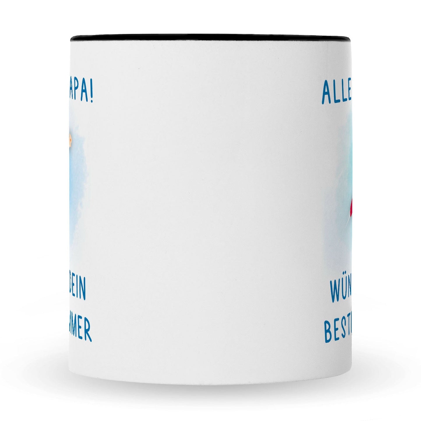 Bedruckte Tasse mit Spruch Bester Schwimmer
