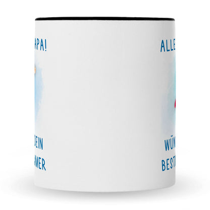 Bedruckte Tasse mit Spruch Bester Schwimmer