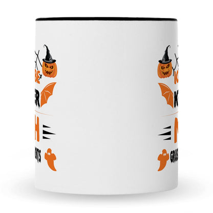 Bedruckte Tasse mit Spruch Ich habe Kinder mich gruselt gar nichts