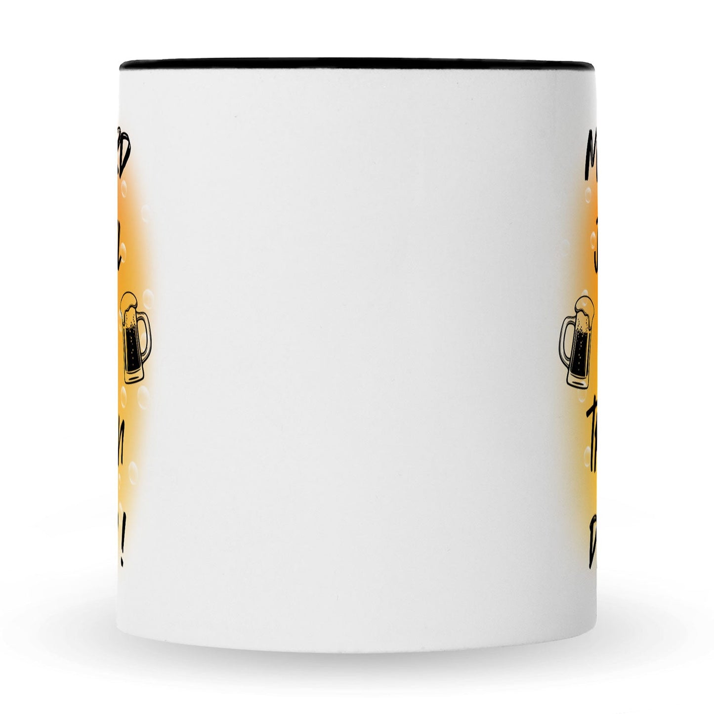Bedruckte Tasse mit Spruch Man wird ja wohl noch träumen dürfen
