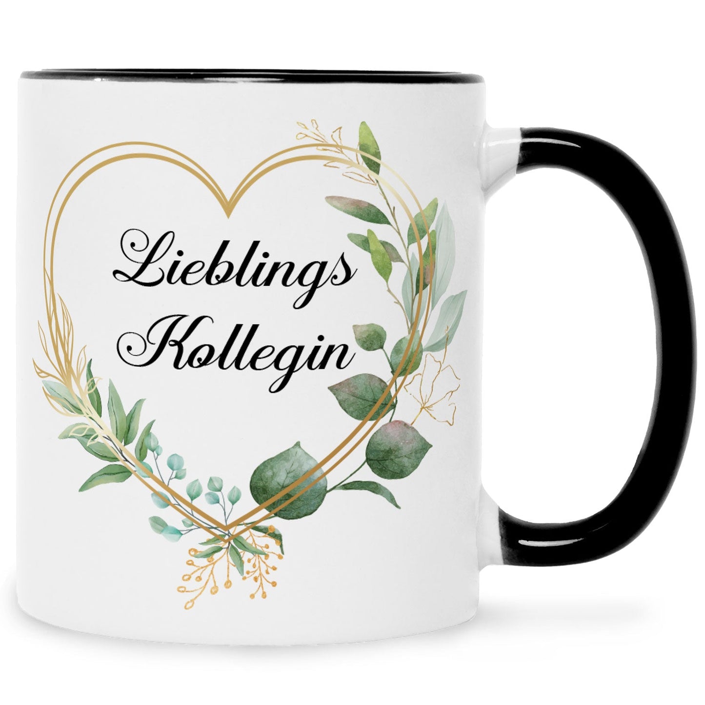 Bedruckte Tasse mit Spruch Lieblingskollegin