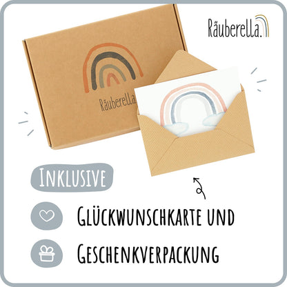 Musselin Babydecke 120x120 cm – Baumwolle, weich & atmungsaktiv Grau-Blau