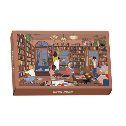Piecely Book Nook Minipuzzle, 99 Teile
