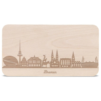 Frühstücksbrettchen Skyline Bremen