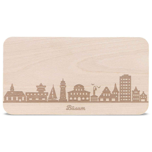 Frühstücksbrettchen Skyline Büsum