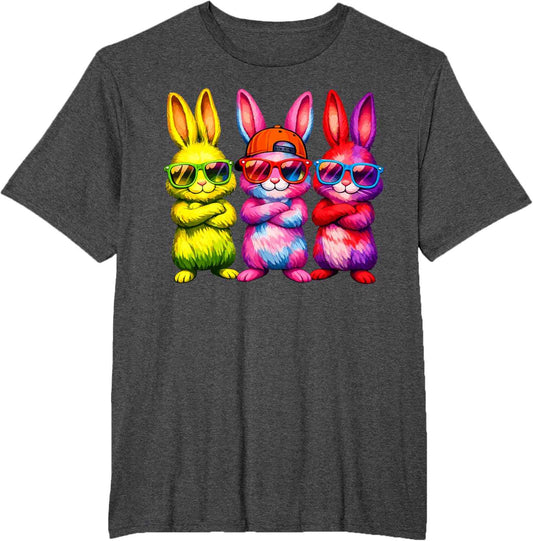 Lustige Osterhase Coole Hasen Kinder für Ostern Jungen Mädchen T-Shirt