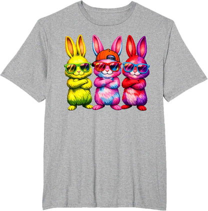 Lustige Osterhase Coole Hasen Kinder für Ostern Jungen Mädchen T-Shirt