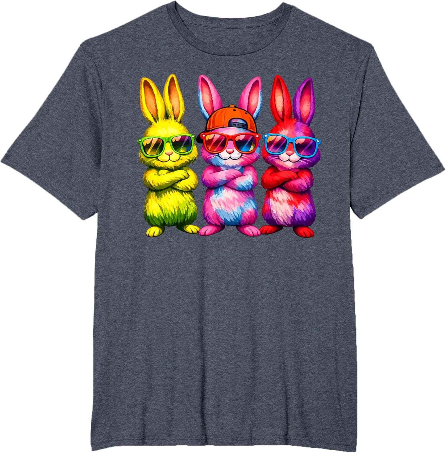 Lustige Osterhase Coole Hasen Kinder für Ostern Jungen Mädchen T-Shirt