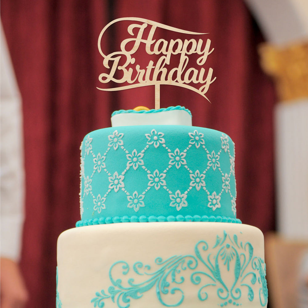 Cake Topper Happy Birthday