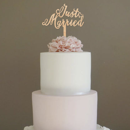Cake Topper Just Married