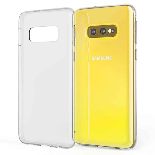 NALIA Transparente Silikonhülle für Samsung Galaxy S10e – Anti-Gelb & Rutschfest – GLAZE (Handyhülle Kristallklar, Schlank & Stoßfest) – Marke aus Berlin