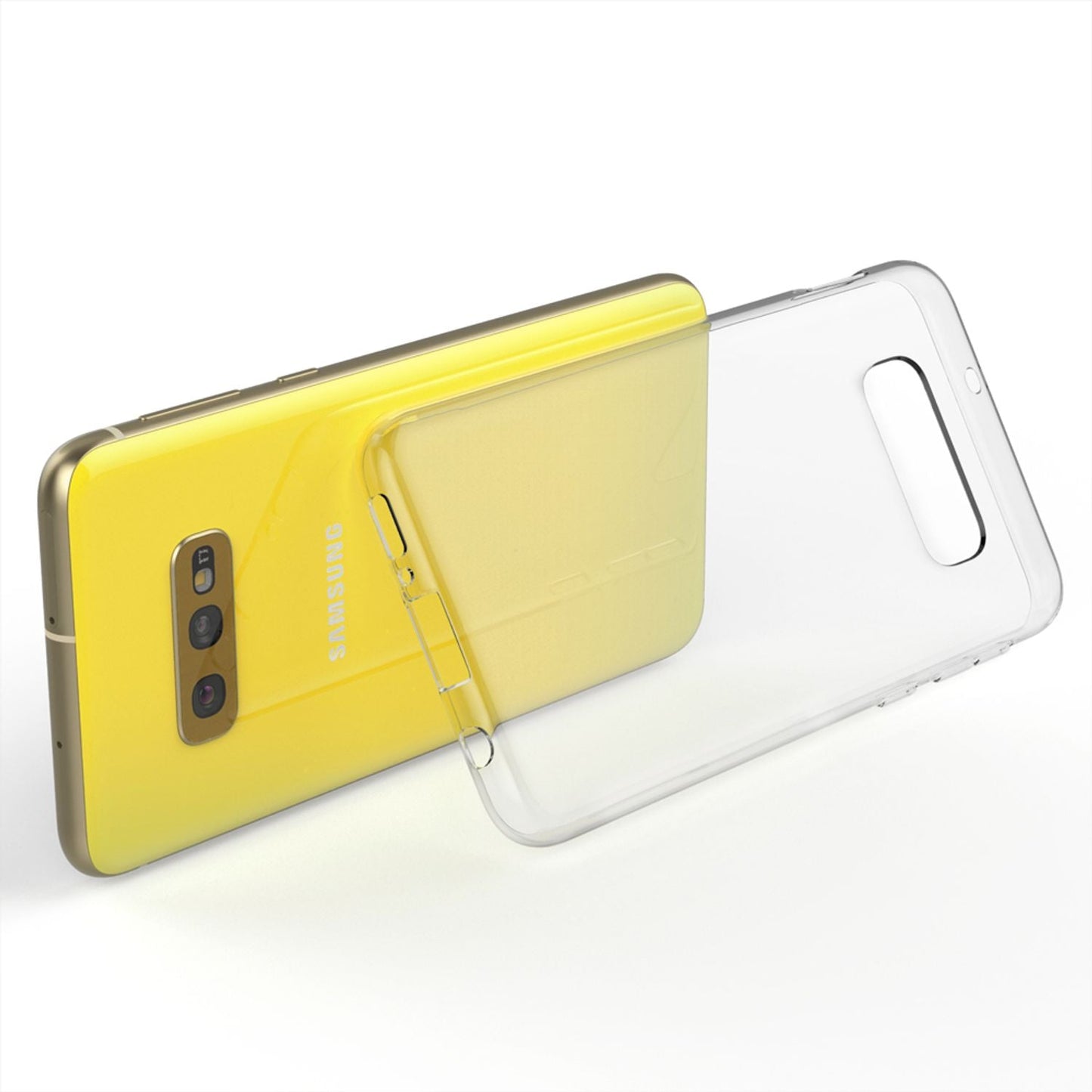 NALIA Transparente Silikonhülle für Samsung Galaxy S10e – Anti-Gelb & Rutschfest – GLAZE (Handyhülle Kristallklar, Schlank & Stoßfest) – Marke aus Berlin