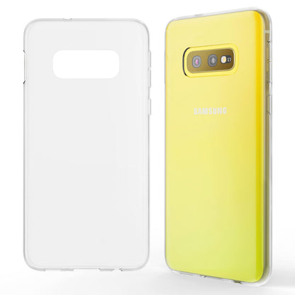 NALIA Transparente Silikonhülle für Samsung Galaxy S10e – Anti-Gelb & Rutschfest – GLAZE (Handyhülle Kristallklar, Schlank & Stoßfest) – Marke aus Berlin