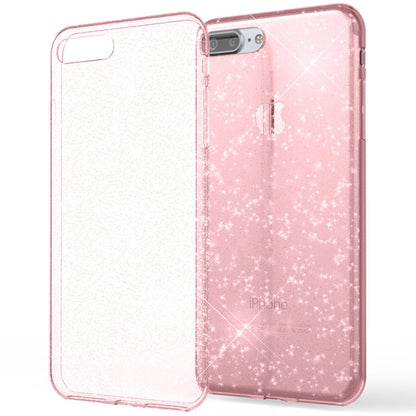 NALIA Glitzerhülle für iPhone 7 Plus / 8 Plus – Funkelndes Silikon Case – DAZZLIN (Transparent & Stoßfest) – Marke aus Berlin