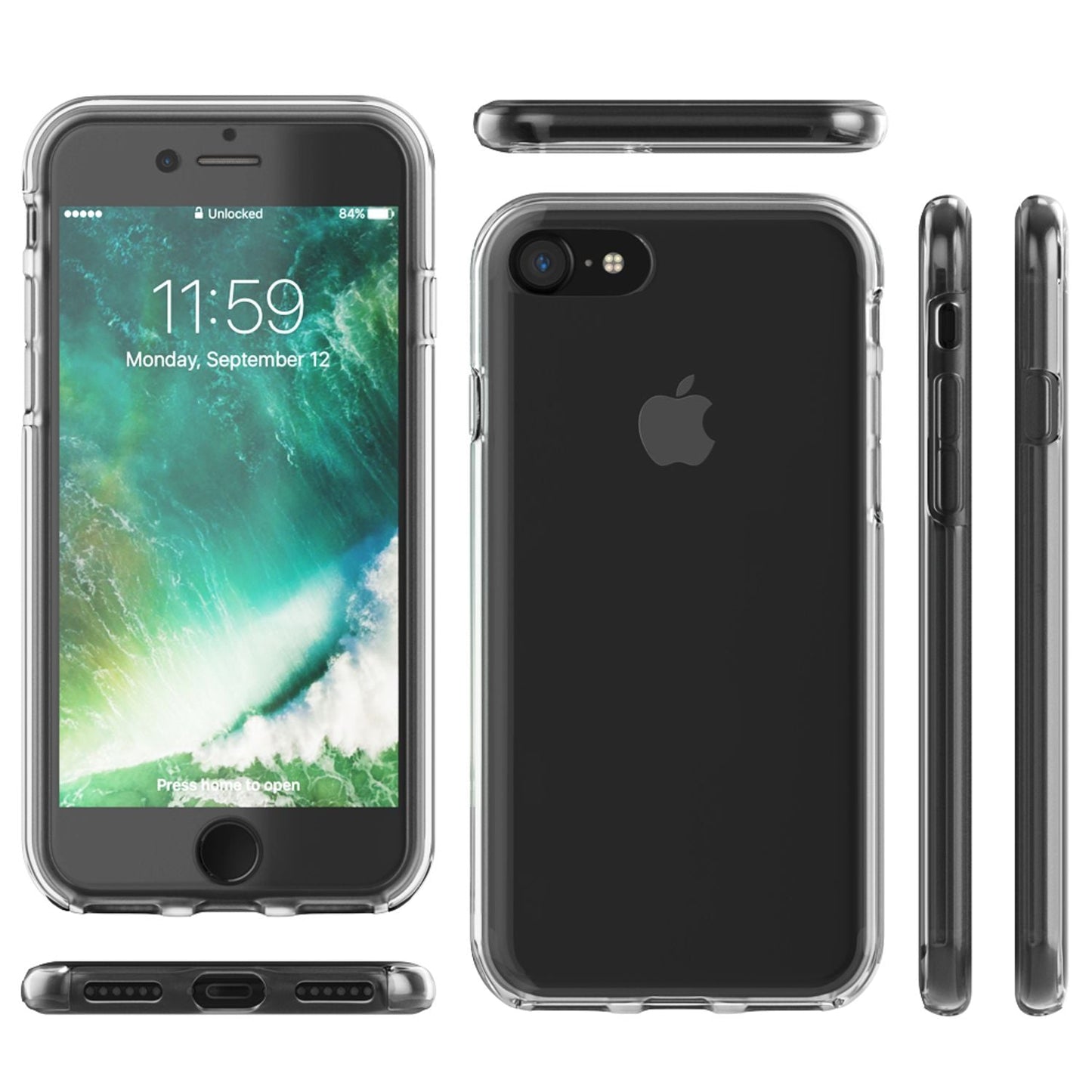 NALIA 360° Hülle für iPhone 7 / 8 / SE 2020 / SE 2022 – Vorne & Hinten Schutz – 360GUARD (Full-Body Case) – Marke aus Berlin