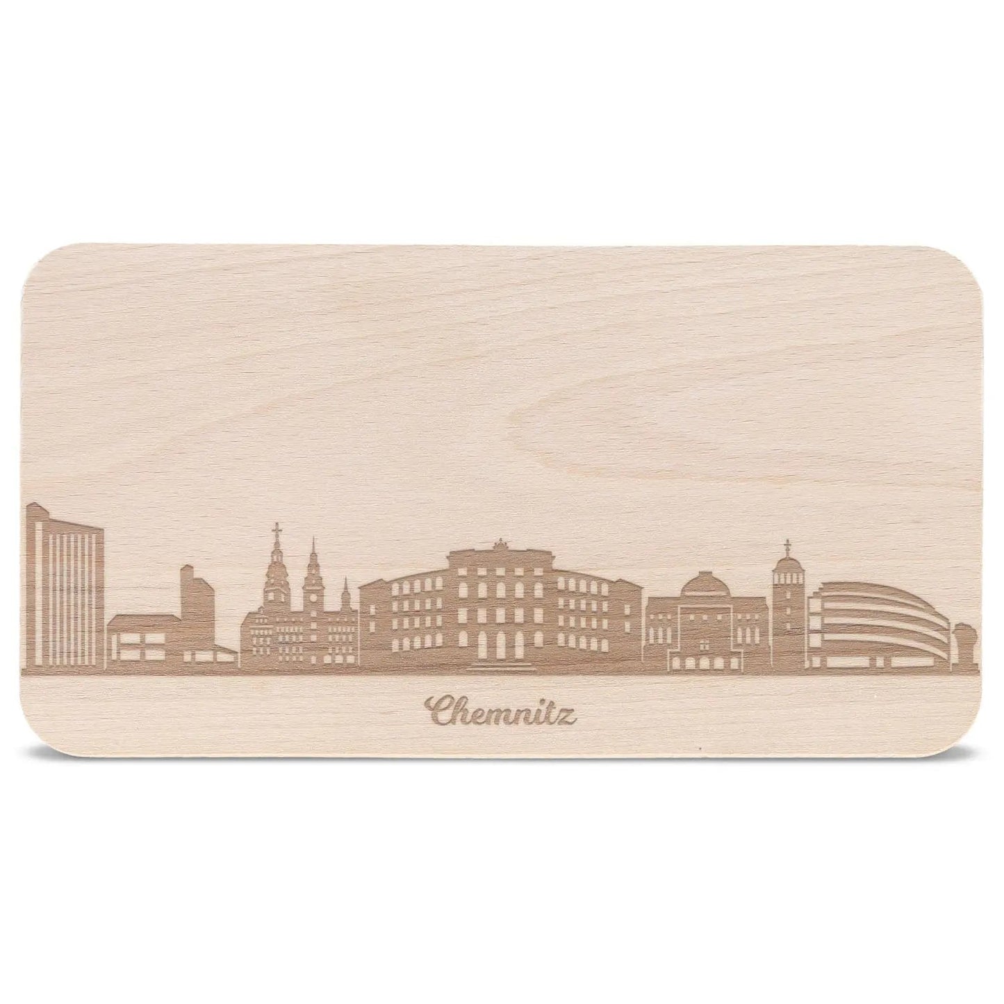 Frühstücksbrettchen Skyline Chemnitz