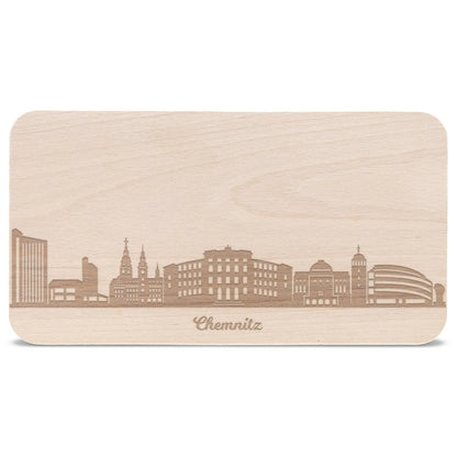Frühstücksbrettchen Skyline Chemnitz