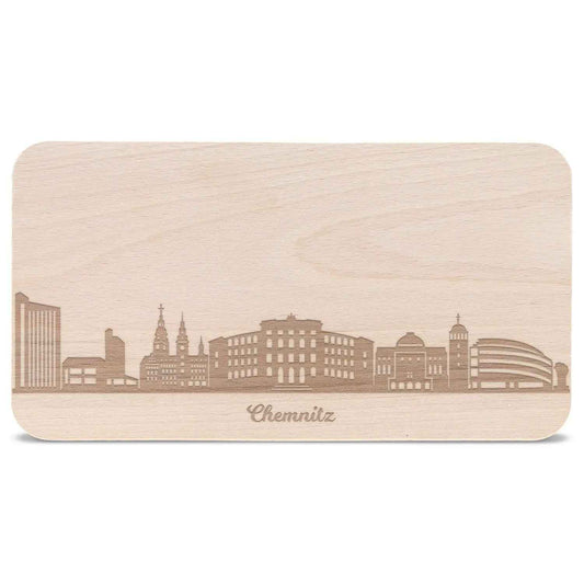 Frühstücksbrettchen Skyline Chemnitz