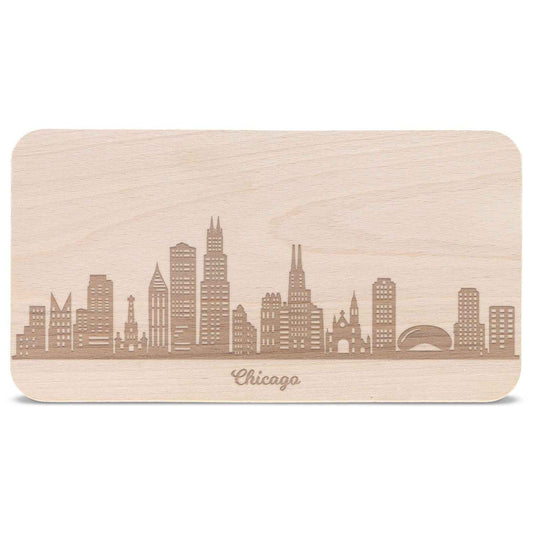 Frühstücksbrettchen Skyline Chicago