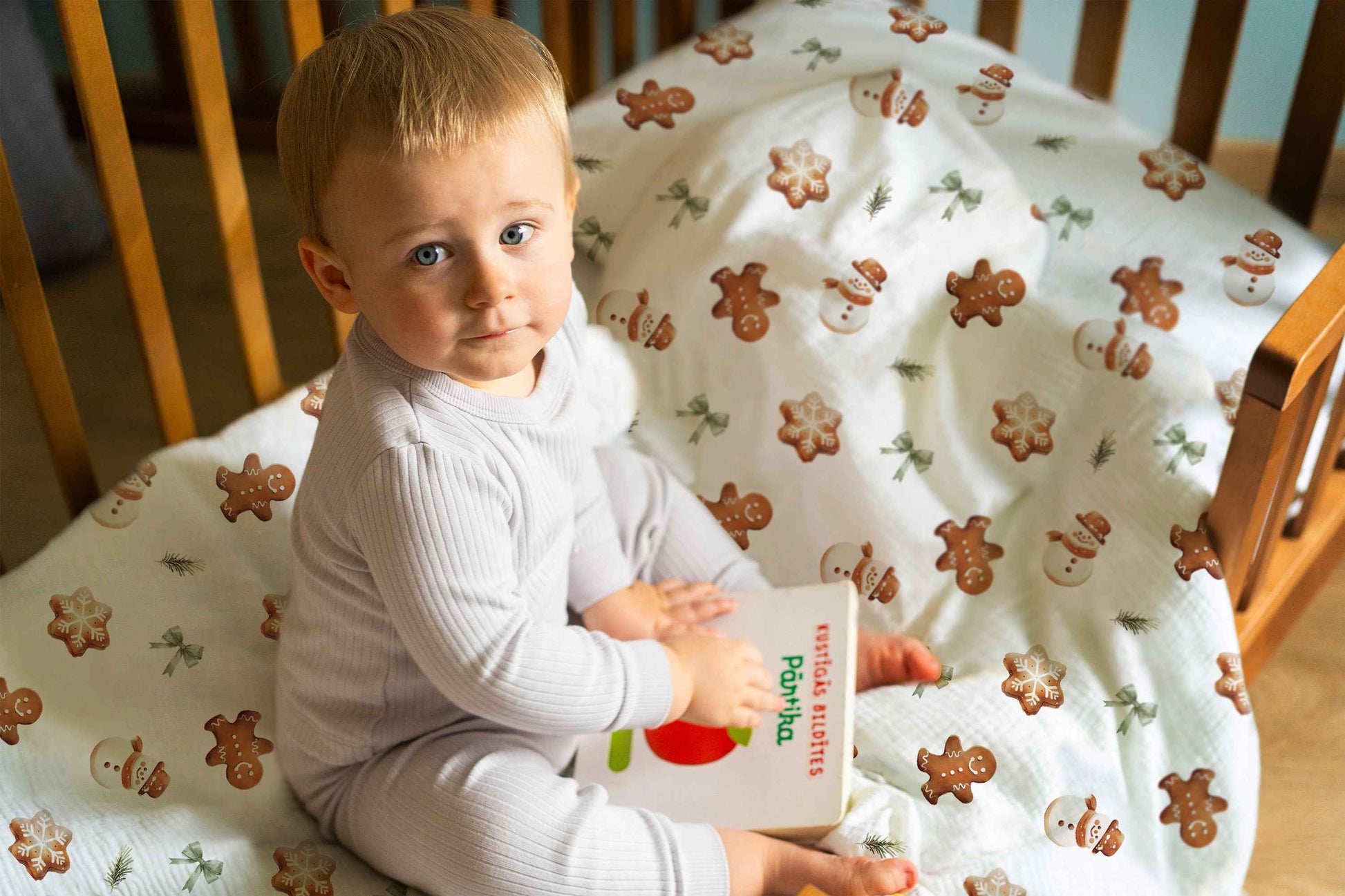 "Lebkuchenmännchen" Premium Kinderbettwäsche