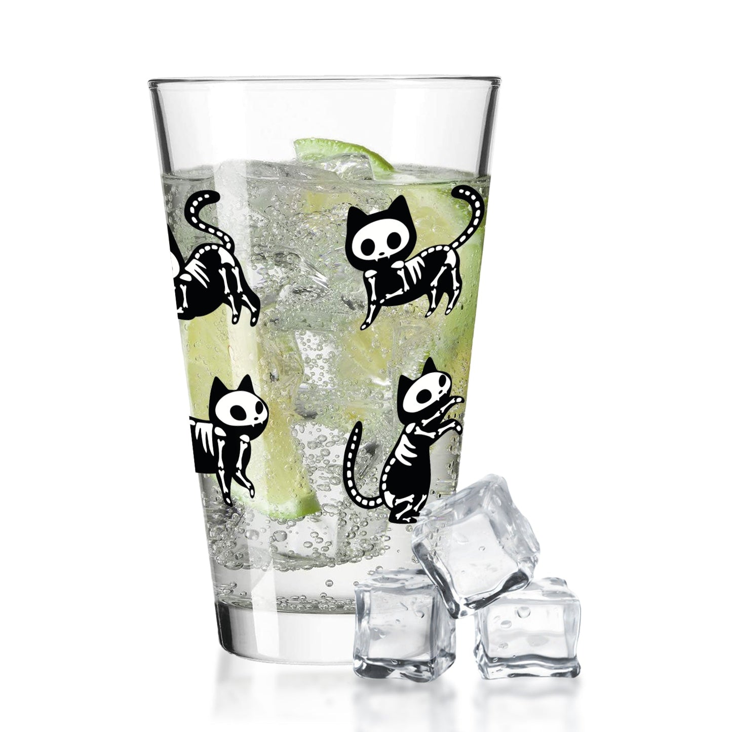 Leonardo Wasserglas mit UV-Druck "Gruselkatze" für Halloween