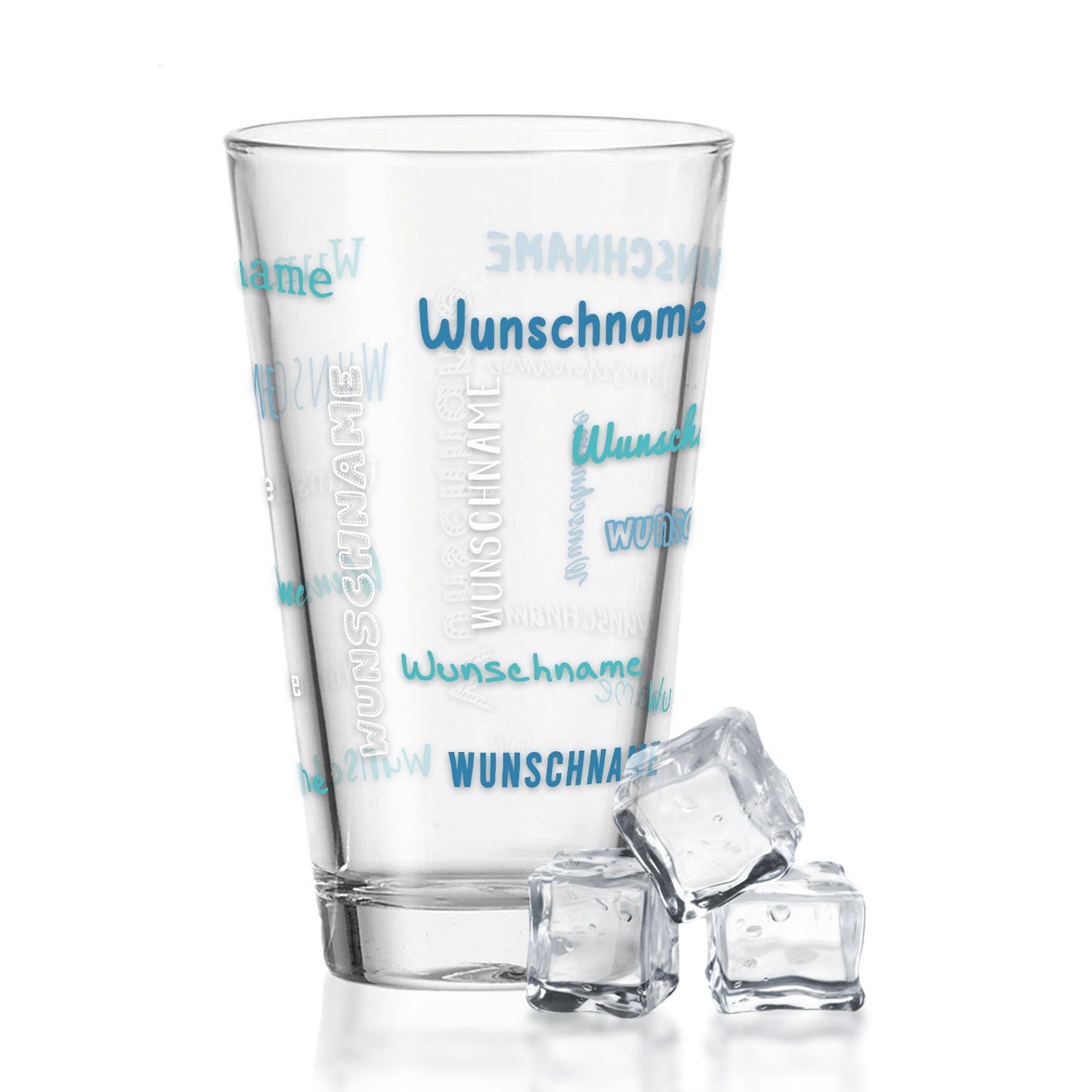 Leonardo Wasserglas mit UV-Druck "Namensglas" mit Wunschnamen