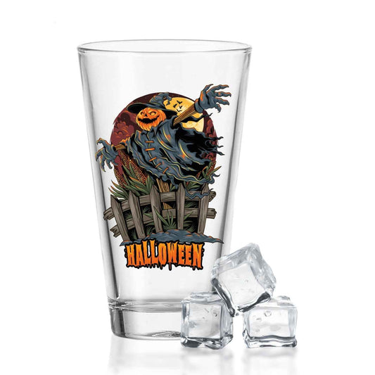 Leonardo Wasserglas mit UV-Druck "Vogelscheuche V2" für Halloween