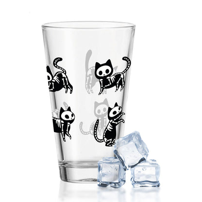 Leonardo Wasserglas mit UV-Druck "Gruselkatze" für Halloween