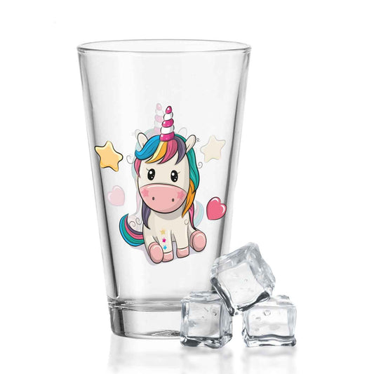 Leonardo Wasserglas mit UV-Druck im Einhorn Design