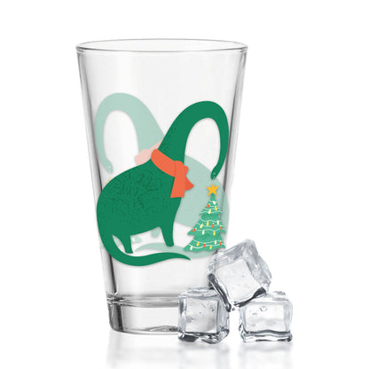 Leonardo Wasserglas mit UV-Druck im Santalanghals Design zu Weihnachten