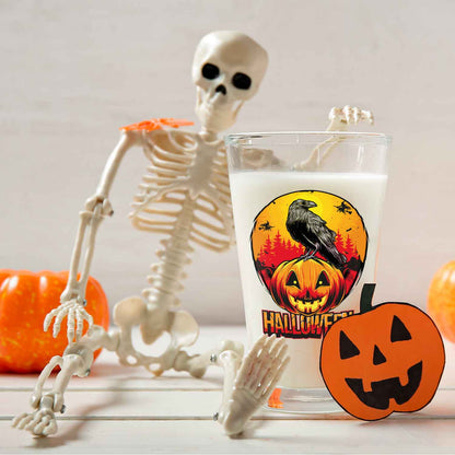 Leonardo Wasserglas mit UV-Druck "Rabe" für Halloween