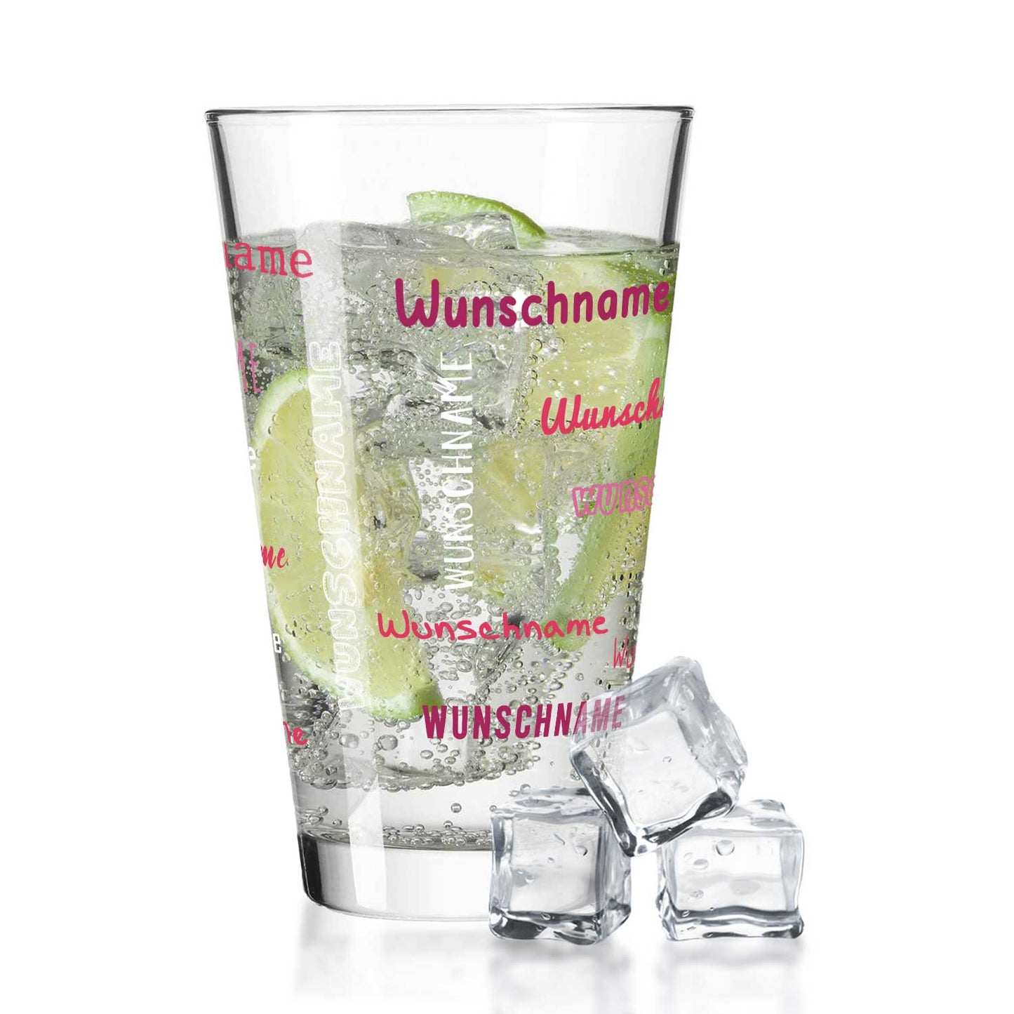 Leonardo Wasserglas mit UV-Druck "Namensglas" mit Wunschnamen