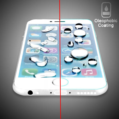 NALIA Schutzglas kompatibel mit iPhone 6 / 6S, Full-Cover Displayschutz Handy-Folie, 9H Härte Glas-Schutzfolie Bildschirm-Abdeckung, Schutz-Film Screen Protector Tempered Glass - Transparent (weiß)